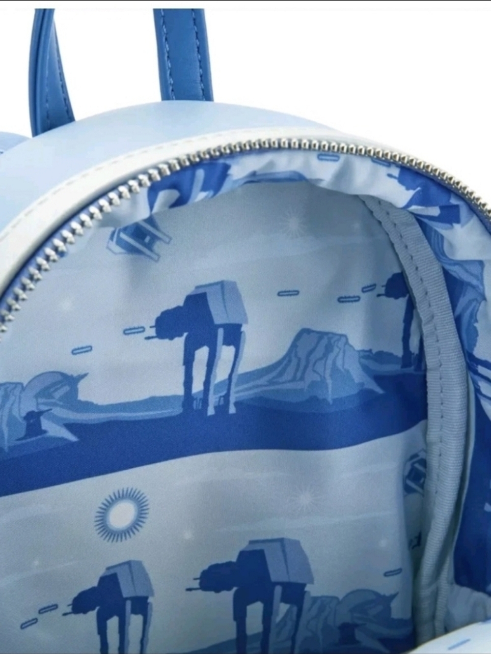 DisneyParks Loungefly Star Wars Hoth Echo Base AT-AT Mini Backpack NWT - Picture 5 of 7